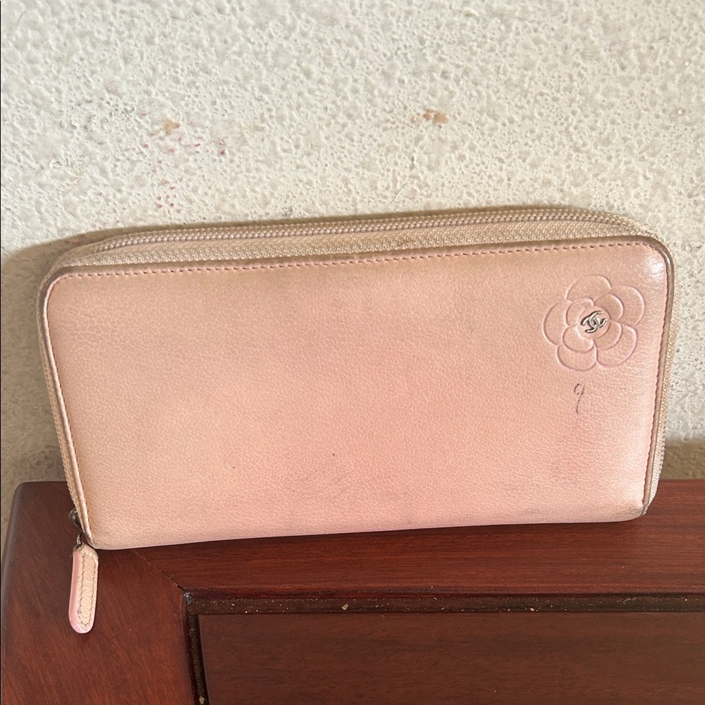 Chanel Pink Leather Wallet